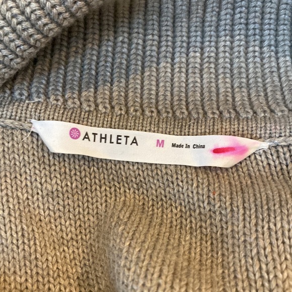 Athleta taupe Sweater dress size M - Picture 4 of 4